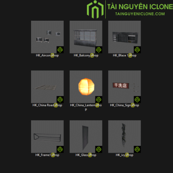 Gói iClone Thành phố ở Hồng Kông