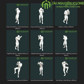 Gói iClone Muay Thái chuyên nghiệp