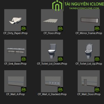 Gói iClone Nhà vệ sinh doanh nghiệp