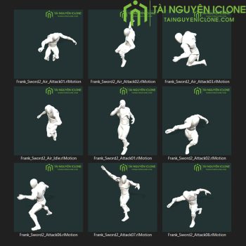 Gói iClone Nữ kiếm sĩ