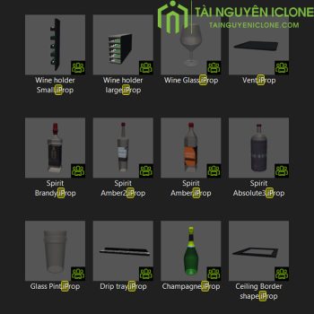 Gói iClone Quầy Bar hồ cá