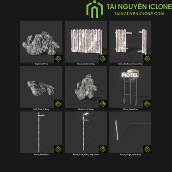 Gói iClone Thị trấn ma