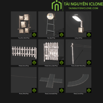Gói iClone Thị trấn ma