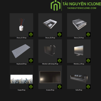 Gói iClone Văn phòng hiện đại của trụ sở chính