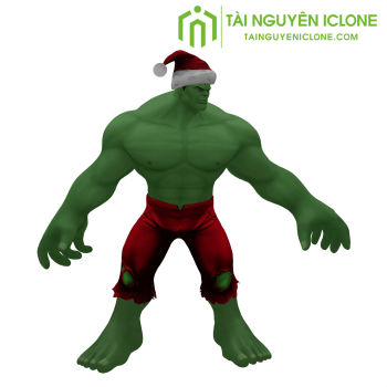 Gói iClone Nhân vật Hulk Christmas