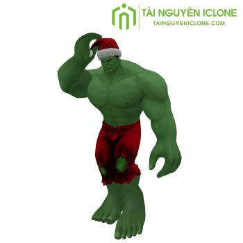 Gói iClone Nhân vật Hulk Christmas