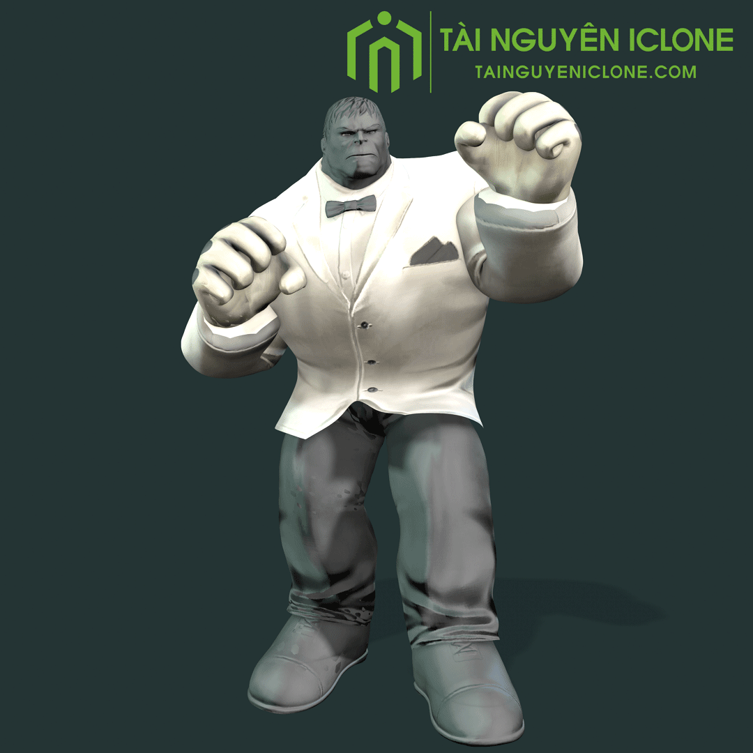 Gói iClone Nhân vật Hulk Mr Fixit Tuxedo