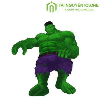 Gói iClone Nhân vật Hulk Default 1