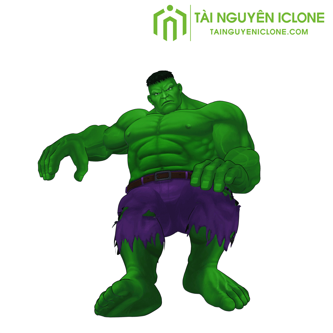 Gói iClone Nhân vật Hulk Default 1