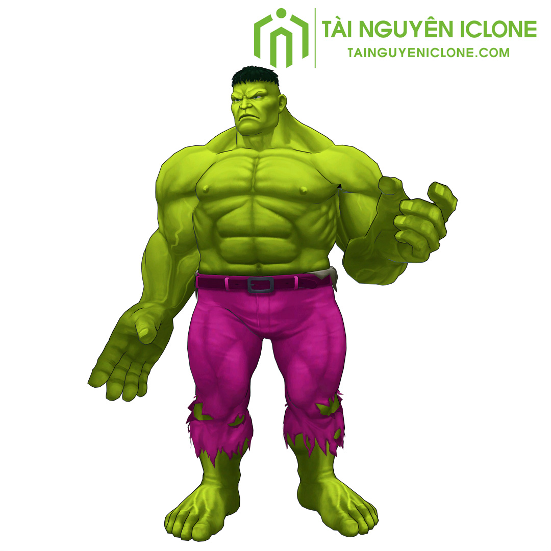 Gói iClone Nhân vật Hulk Classic 2