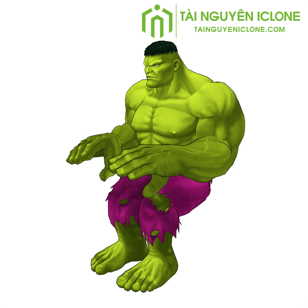 Gói iClone Nhân vật Hulk Classic 2