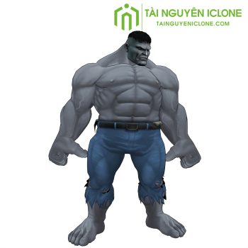 Gói iClone Nhân vật Grey Hulk 3