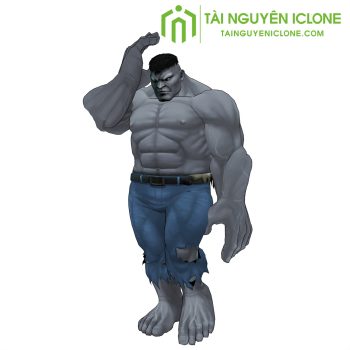 Gói iClone Nhân vật Grey Hulk 3