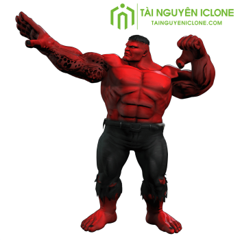 Gói iClone Nhân vật Red Hulk 4
