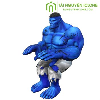 Gói iClone Nhân vật Captain Universe Hulk (Blue) 6