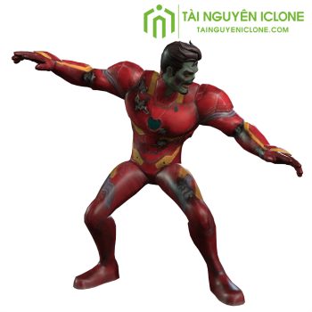 Gói iClone Nhân vật Iron Man Zombie