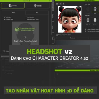 HEADSHOT v2 Dành cho CHARACTER CREATOR 4.52