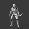 Archer releases arrows