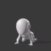 Cartoon Baby Crawling