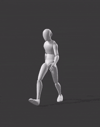 Clumsy Walk Manhole Stepping (3E)