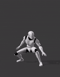 Crouching to sneaking