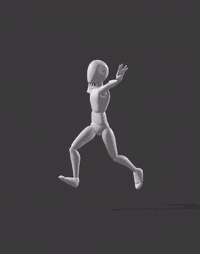 Kid Run Airplane Stride Line Hit(3E)