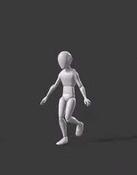 Kid Run Skipping