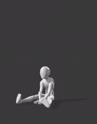 Kid Sit Ground to Stand Idle