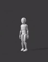 Kid Stand Idle to Crouch
