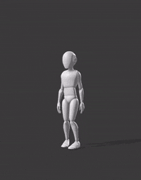 Kid Stand Idle to Sit Ground