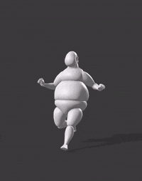Playful Run Ecstatic Fall Down