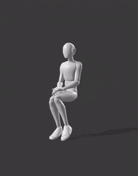 Sit Chair Slump Talk F