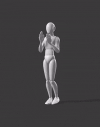 Sit Chair Stand Applaud Look L F