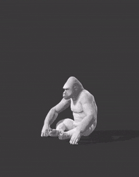 Sitting Look Around