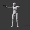 Turn around and shoot
