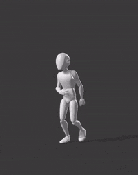 Walk Holding Belly