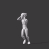 Walk Holding Head